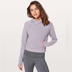 LULULEMON NICE AND NATURAL POPOVER SWEATER DUSTY DAWN